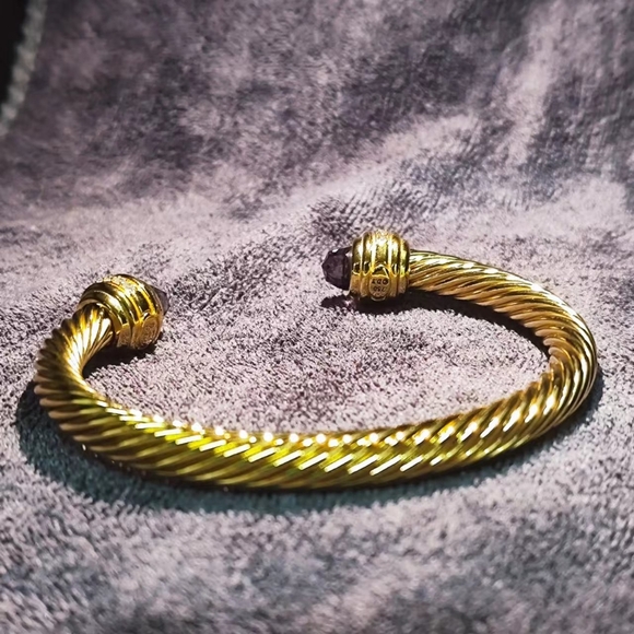 David Yurman Women's Bracelet with Purple Diamonds - Picture 3 of 6